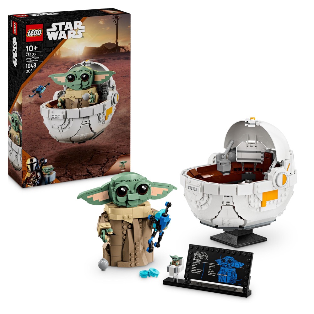 LEGO Star Wars 75403 Grogu w wózku — oryginalny zestaw klocków LEGO