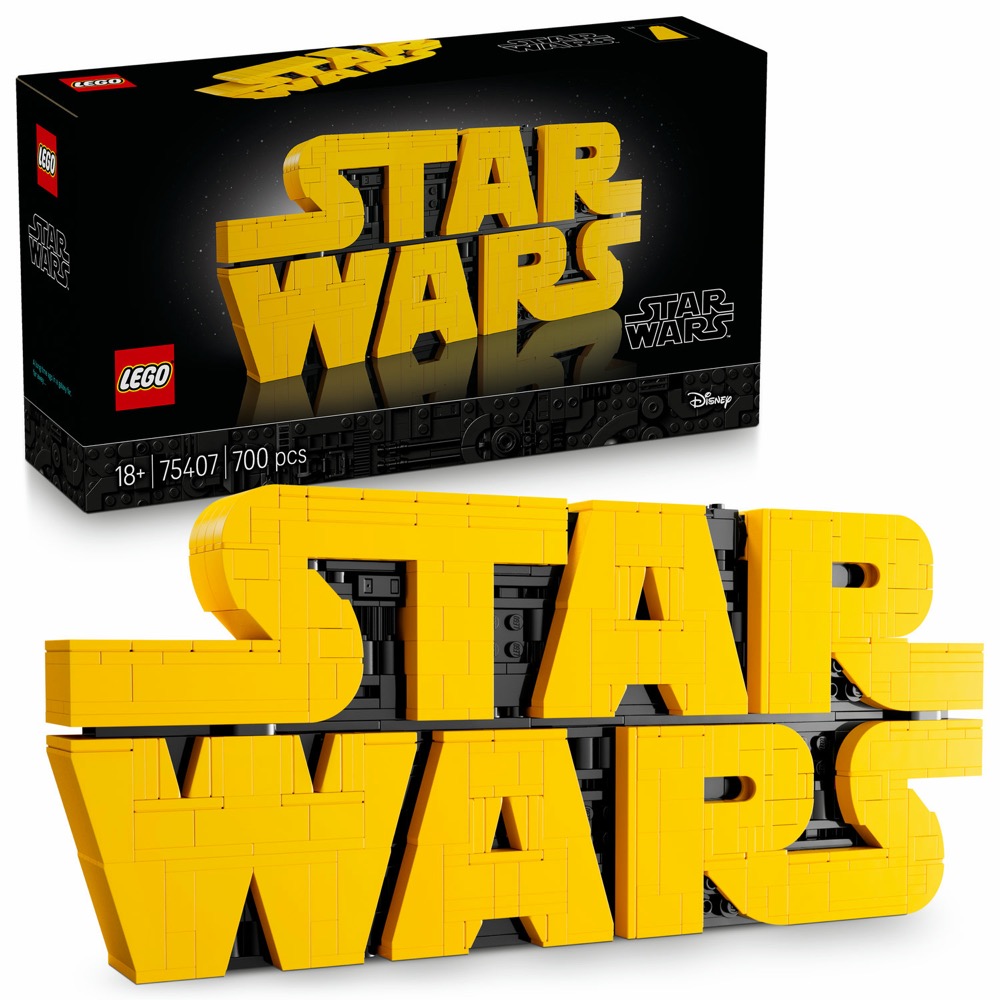 LEGO Star Wars 75407 Logo Star Wars z klocków — oryginalny zestaw klocków LEGO