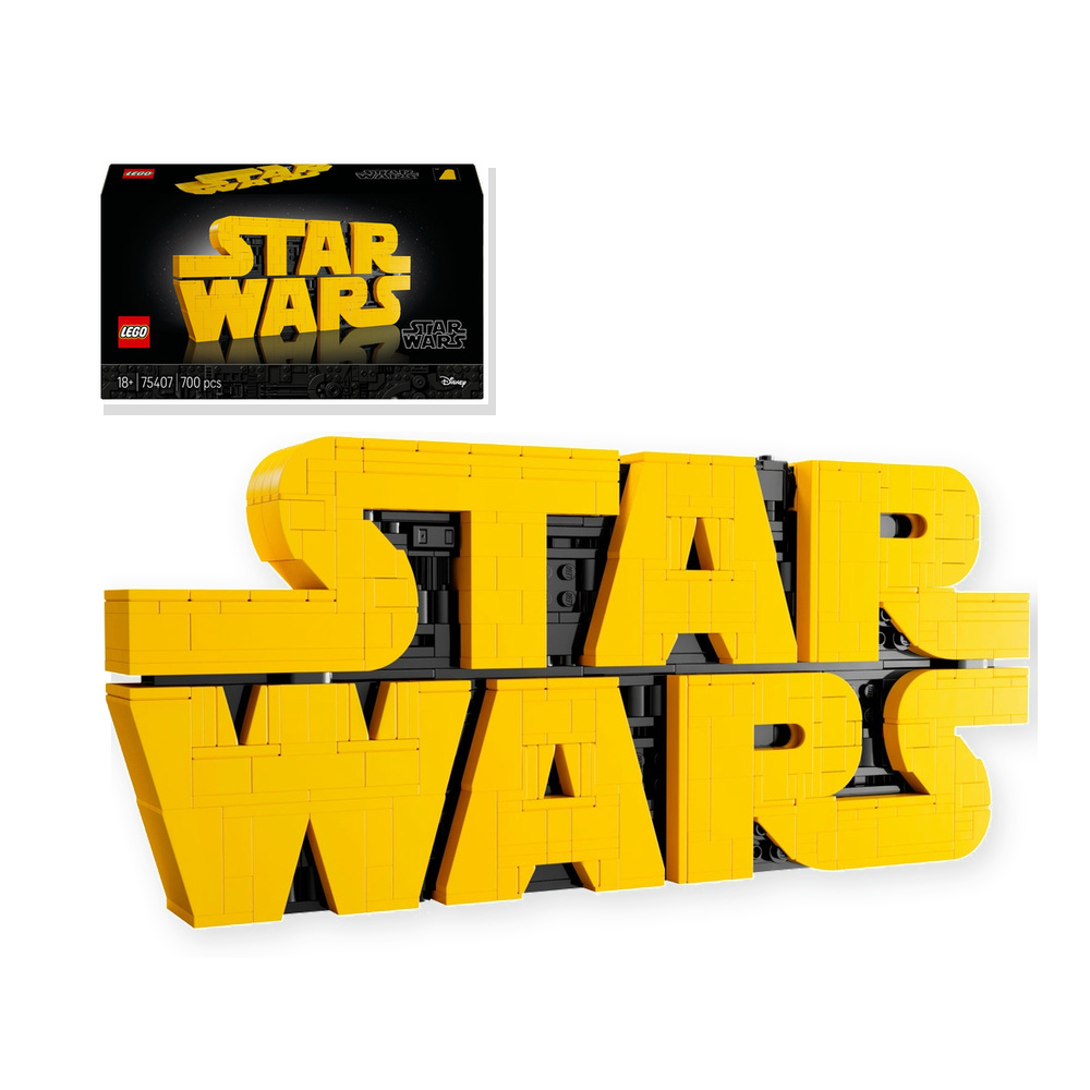 LEGO Star Wars 75407 Logo Star Wars z klocków