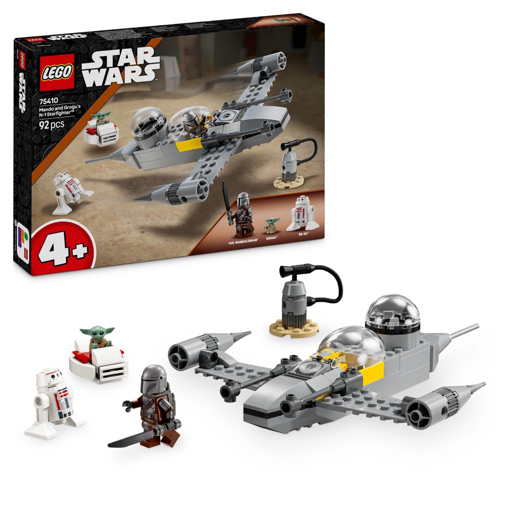 LEGO Star Wars 75410 Myśliwiec N-1 Mando i Grogu — oryginalny zestaw klocków LEGO
