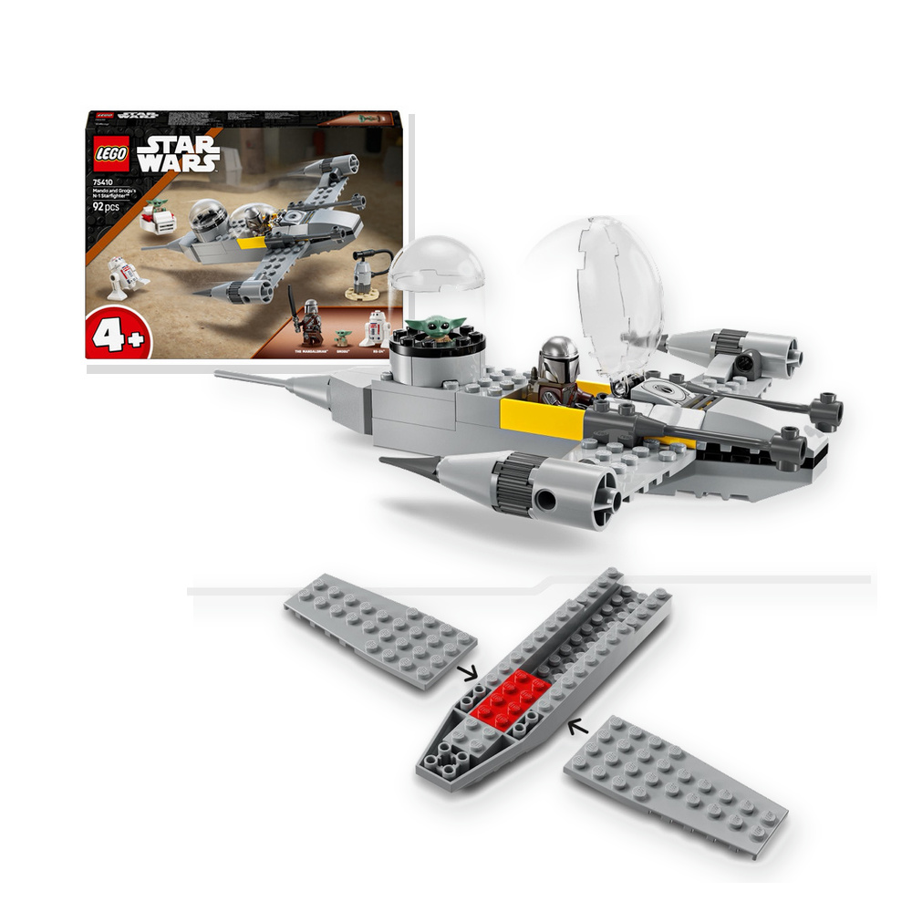 LEGO Star Wars 75410 Myśliwiec N-1 Mando i Grogu