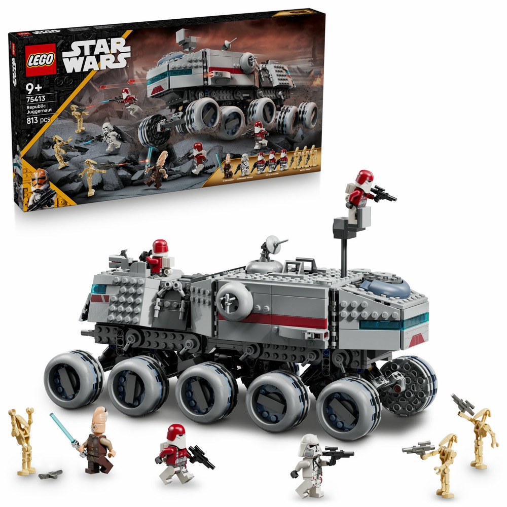 LEGO Star Wars 75413 Juggernaut Republiki — oryginalny zestaw klocków LEGO