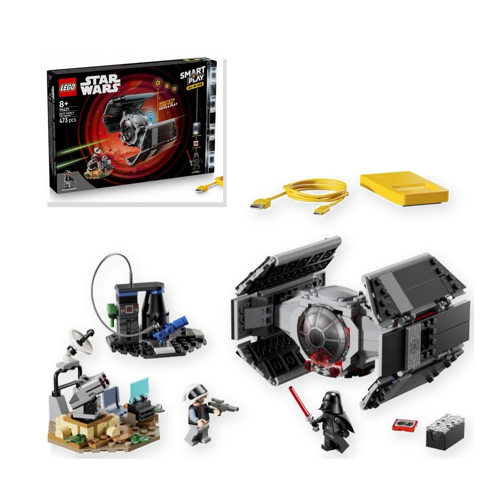 LEGO Star Wars 75421 Smart Play Myśliwiec TIE Dartha Vadera