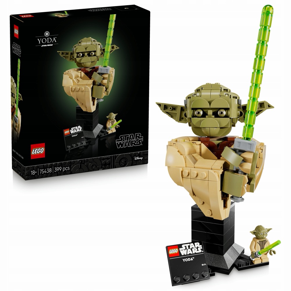 LEGO Star Wars 75438 Popiersie Yody — oryginalny zestaw klocków LEGO