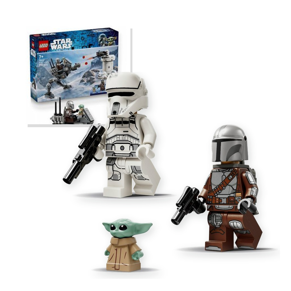 LEGO STAR WARS 75444 Mandalorian i Grogu Atak AT-RT, zestaw klocków +7