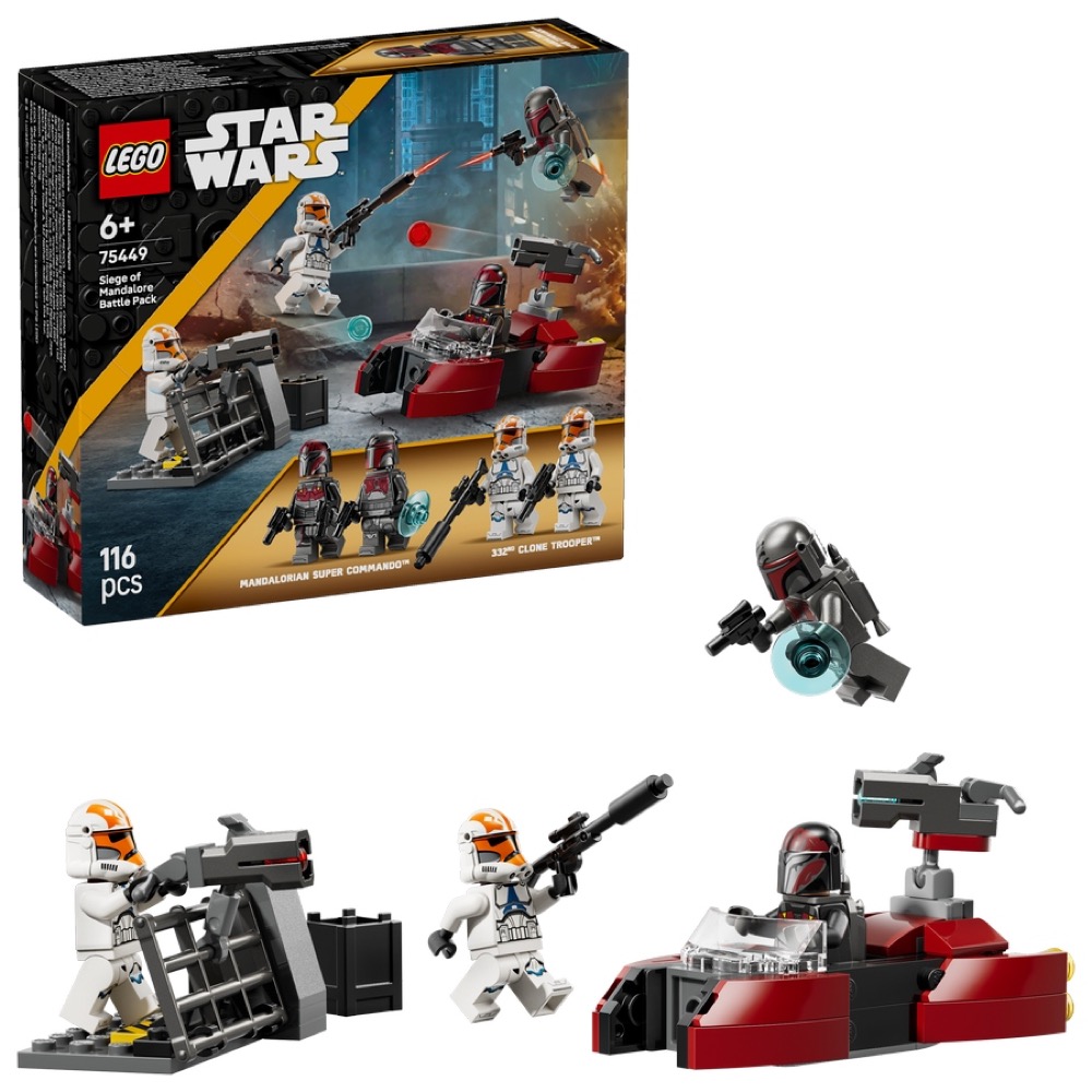 LEGO Star Wars 75449 Pakiet bojowy Oblężenie Mandalore — oryginalny zestaw klocków LEGO