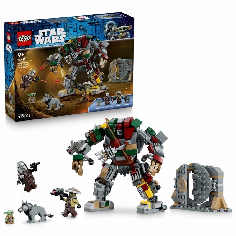 LEGO Star Wars 75451 Bitwa z droidem strażniczym w pałacu Hutta — oryginalny zestaw klocków LEGO