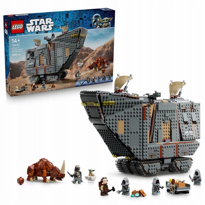 LEGO Star Wars 75453 Sandcrawler z Offworld i Mudhorn — oryginalny zestaw klocków LEGO