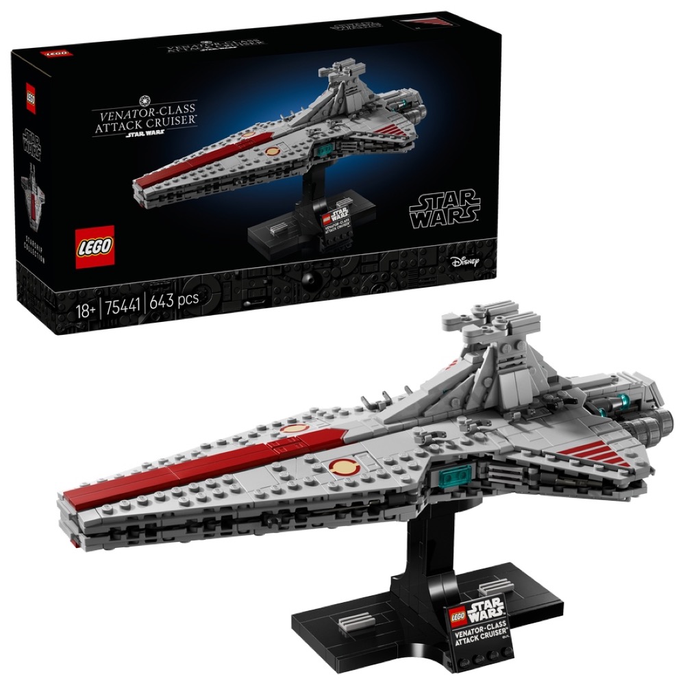 LEGO Star Wars Krążownik szturmowy typu Venator 75441 — oryginalny zestaw klocków LEGO