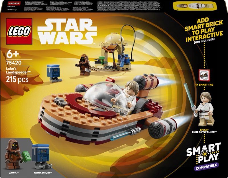LEGO Star Wars SMART Play: śmigacz Luke'a 75420 — oryginalny zestaw klocków LEGO