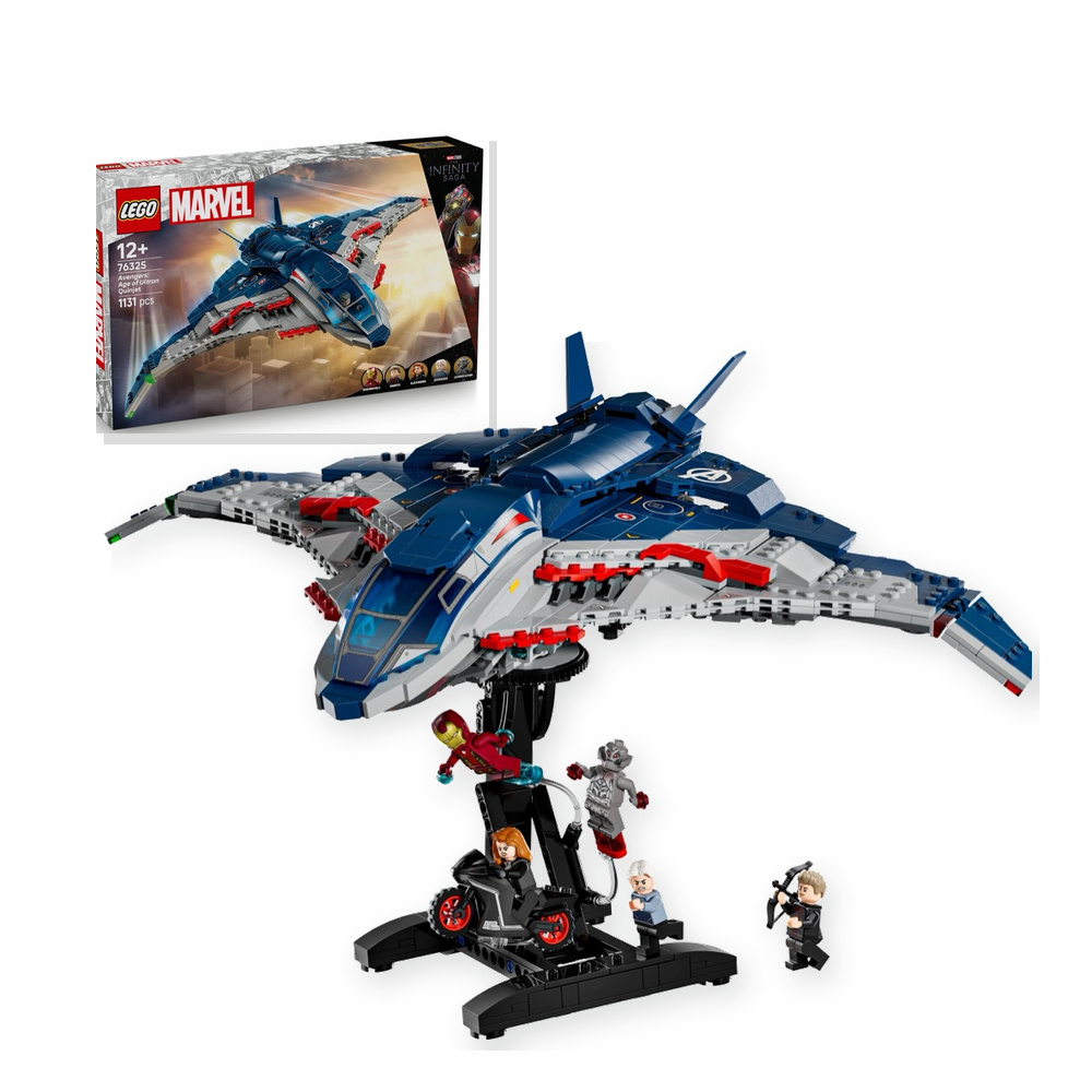 LEGO Super Heroes 76325 Avengers: Czas Ultrona Quinjet Fighter