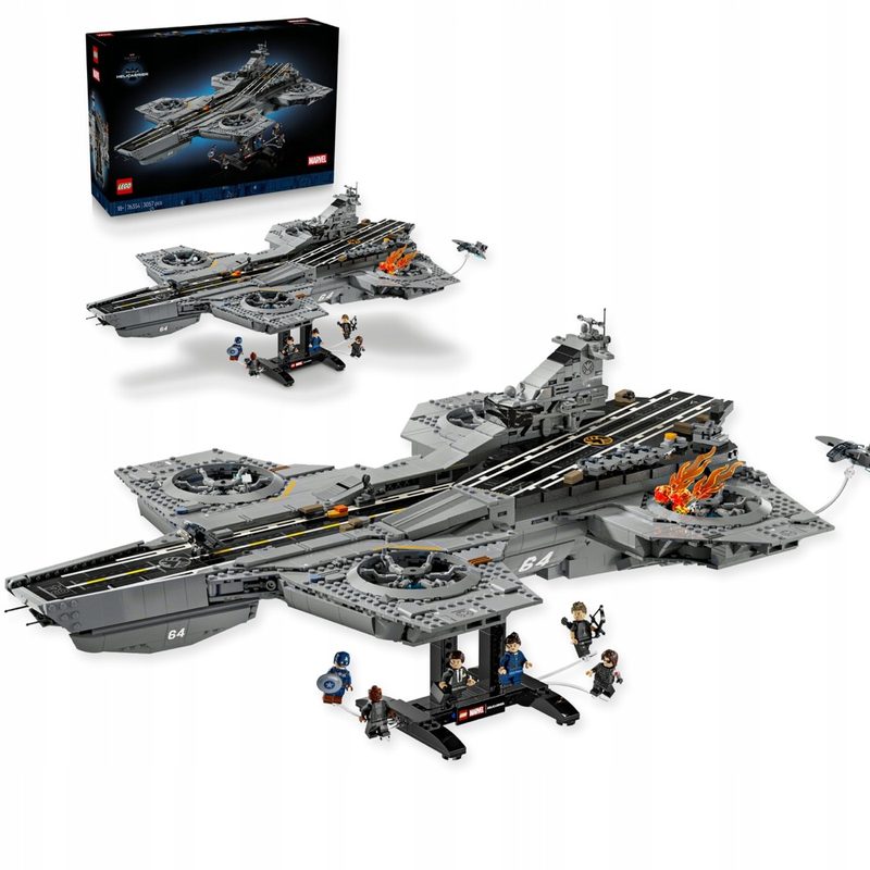 LEGO Super Heroes 76354 Helicarrier S.H.I.E.L.D. — oryginalny zestaw klocków LEGO