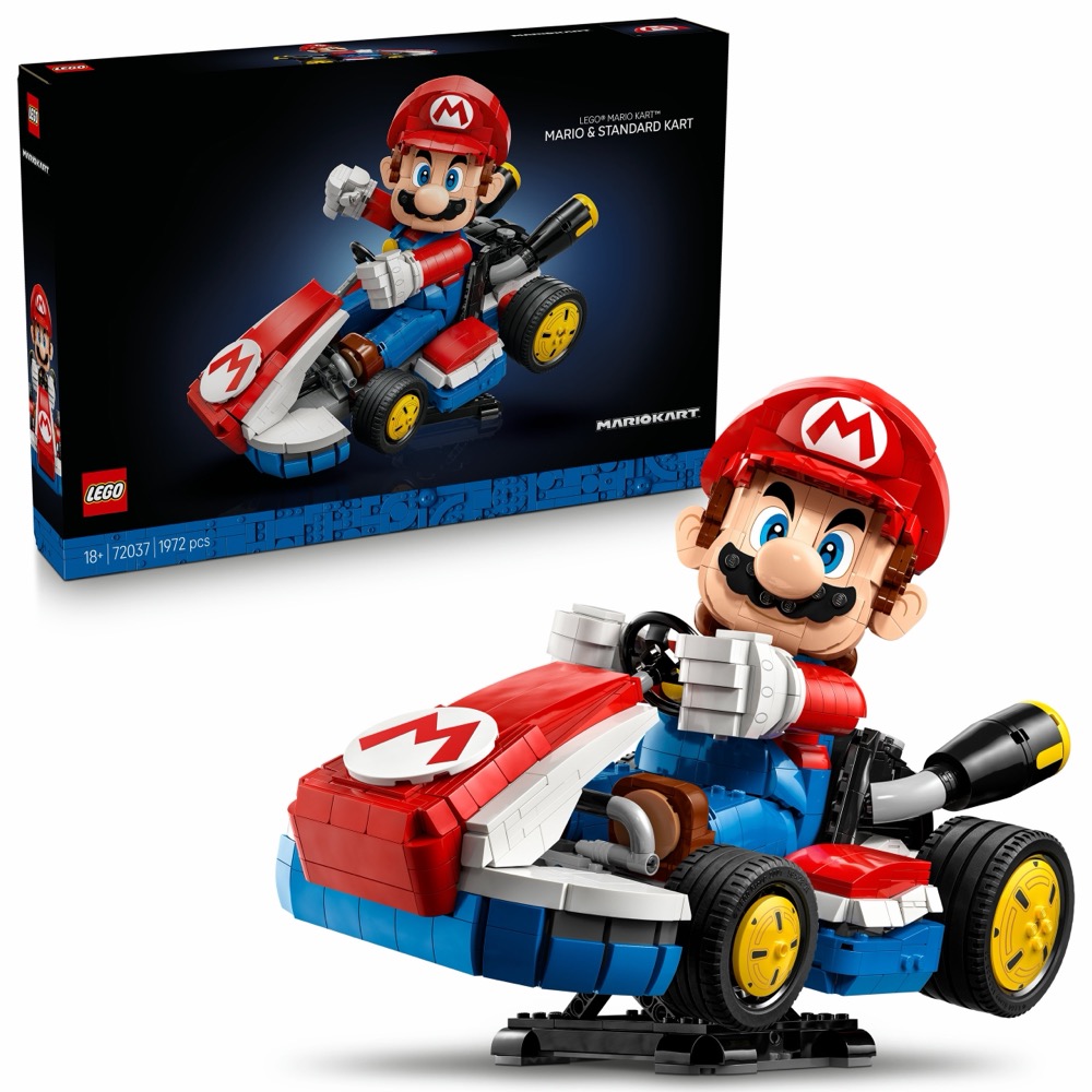 LEGO Super Mario 72037 Mario Kart: Mario i Standard Kart — oryginalny zestaw klocków LEGO
