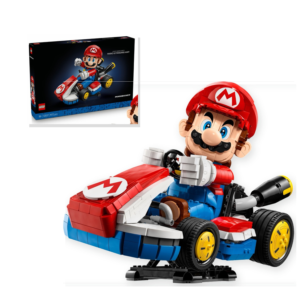 LEGO Super Mario 72037 Mario Kart: Mario i Standard Kart