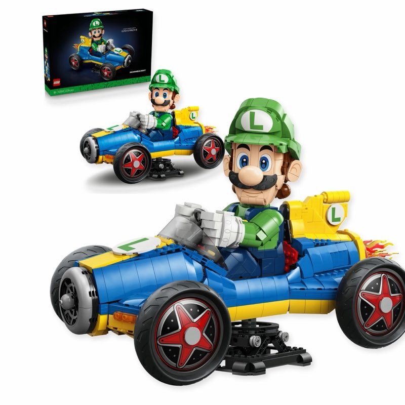 LEGO Super Mario 72050 GOKART LUIGI I MACH 8 — oryginalny zestaw klocków LEGO