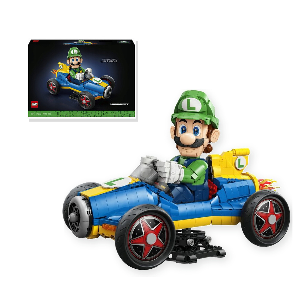 LEGO Super Mario 72050 GOKART LUIGI I MACH 8