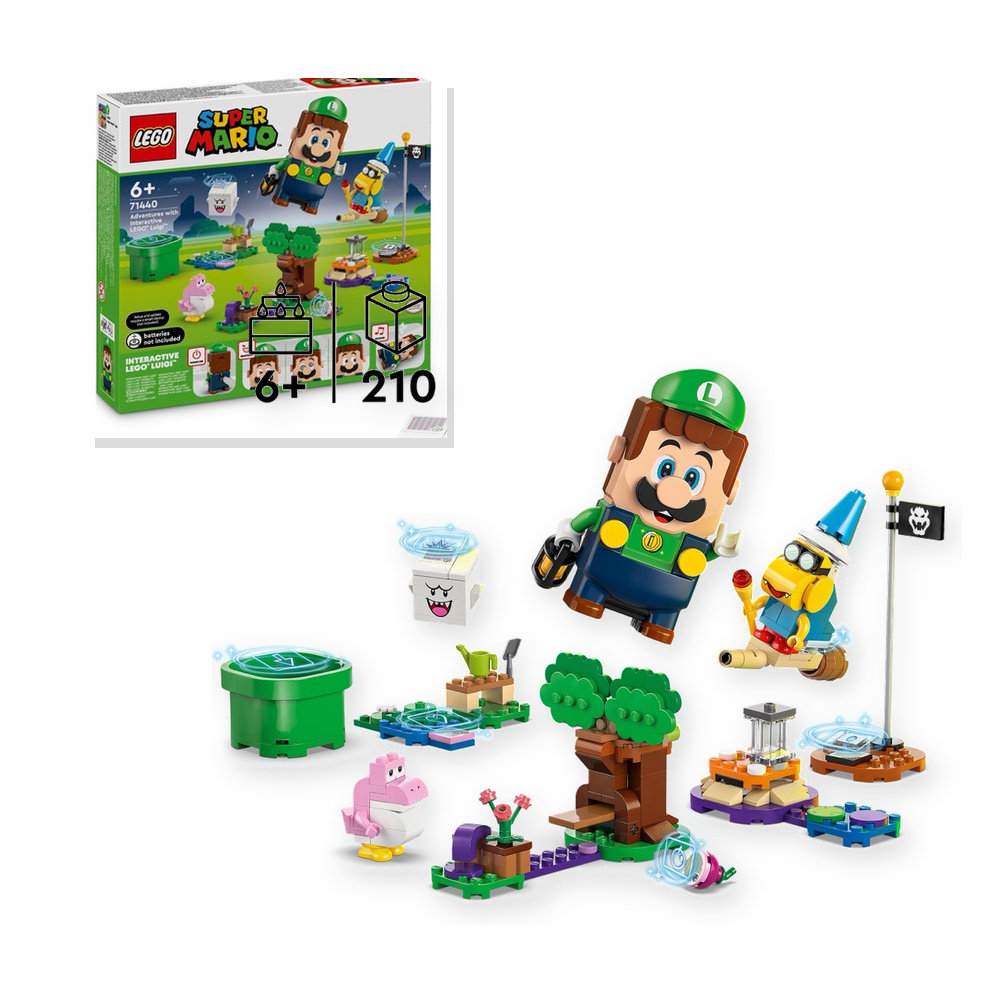 LEGO Super Mario Przygody z Luigim 71440 Zestaw Budowlany 210 Klocków