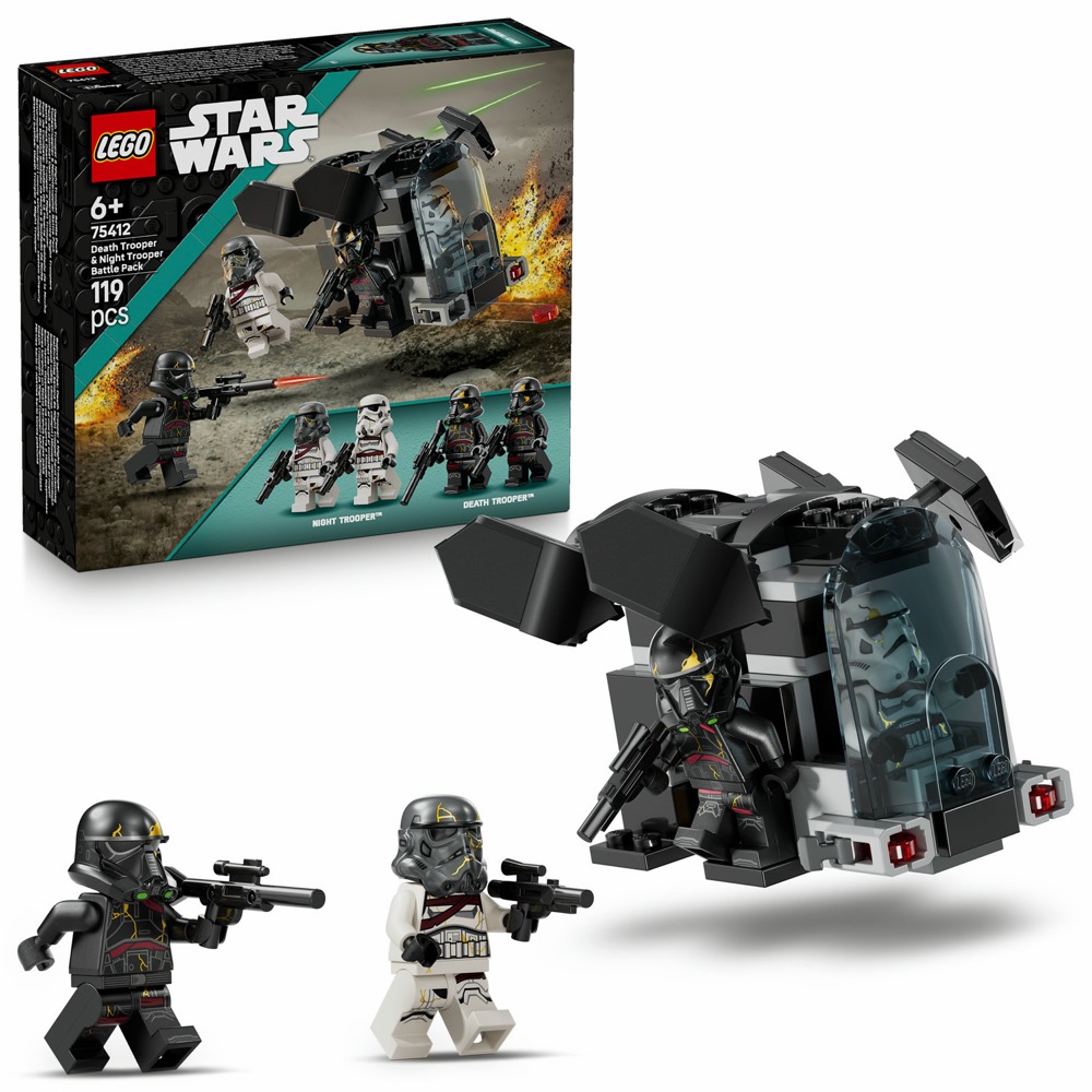 LEGO Szturmowiec Śmierci i nocny szturmowiec zestaw bitewny 75412 — oryginalny zestaw klocków LEGO