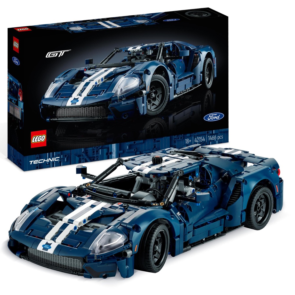 LEGO Technic 2022 Ford GT 42154 — oryginalny zestaw klocków LEGO