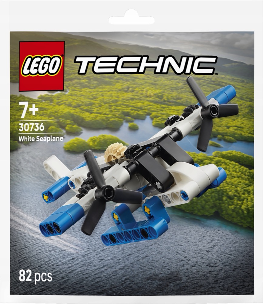 LEGO Technic 30736 Biały wodnosamolot — oryginalny zestaw klocków LEGO