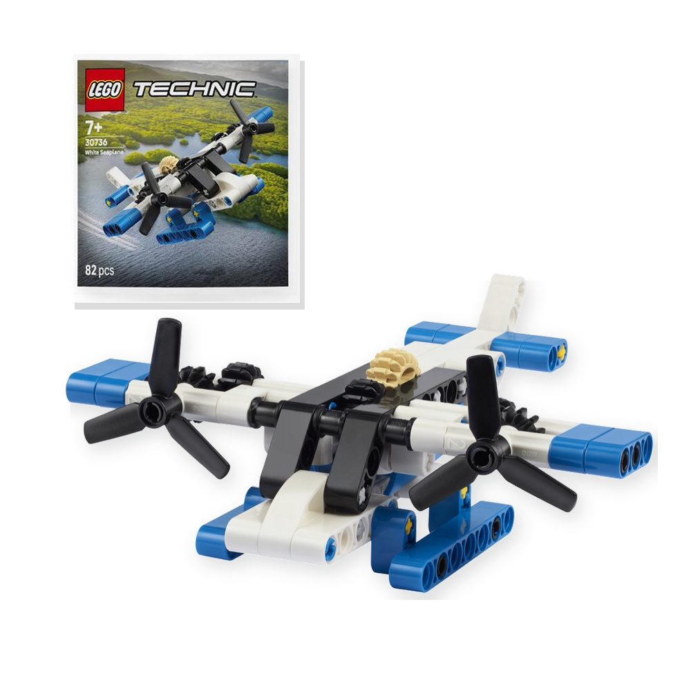 LEGO Technic 30736 Biały wodnosamolot