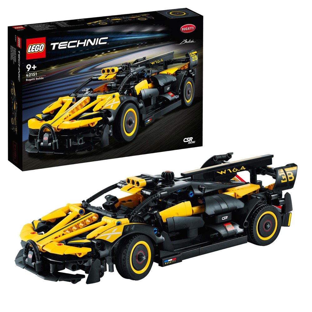 LEGO Technic 42151 Bugatti Bolide 9+ — oryginalny zestaw klocków LEGO
