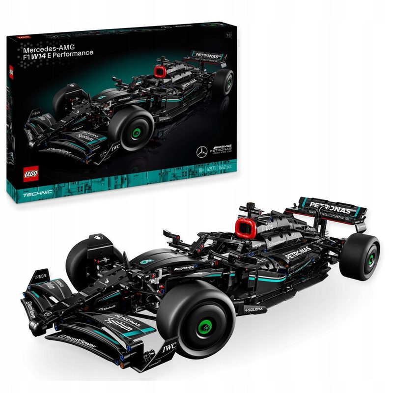 LEGO Technic 42171 Mercedes-AMG F1 W14 E Performance — oryginalny zestaw klocków LEGO