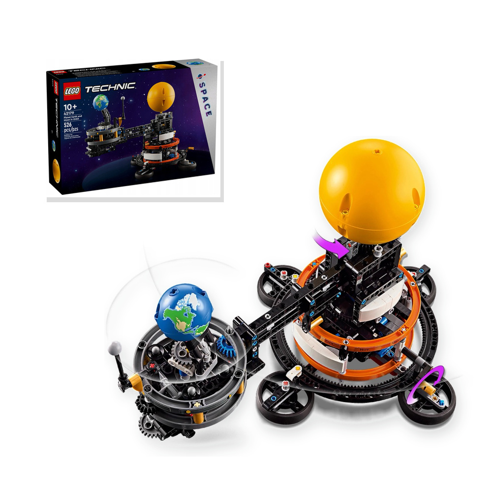 LEGO Technic 42179 Planeta Ziemia i Księżyc na orbitach