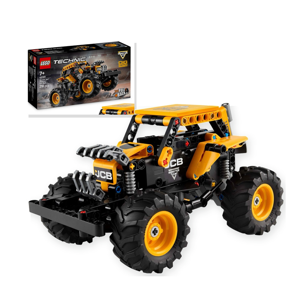 LEGO Technic 42199 Monster Jam DIGatron z silnikiem nawijającym Pull-Back