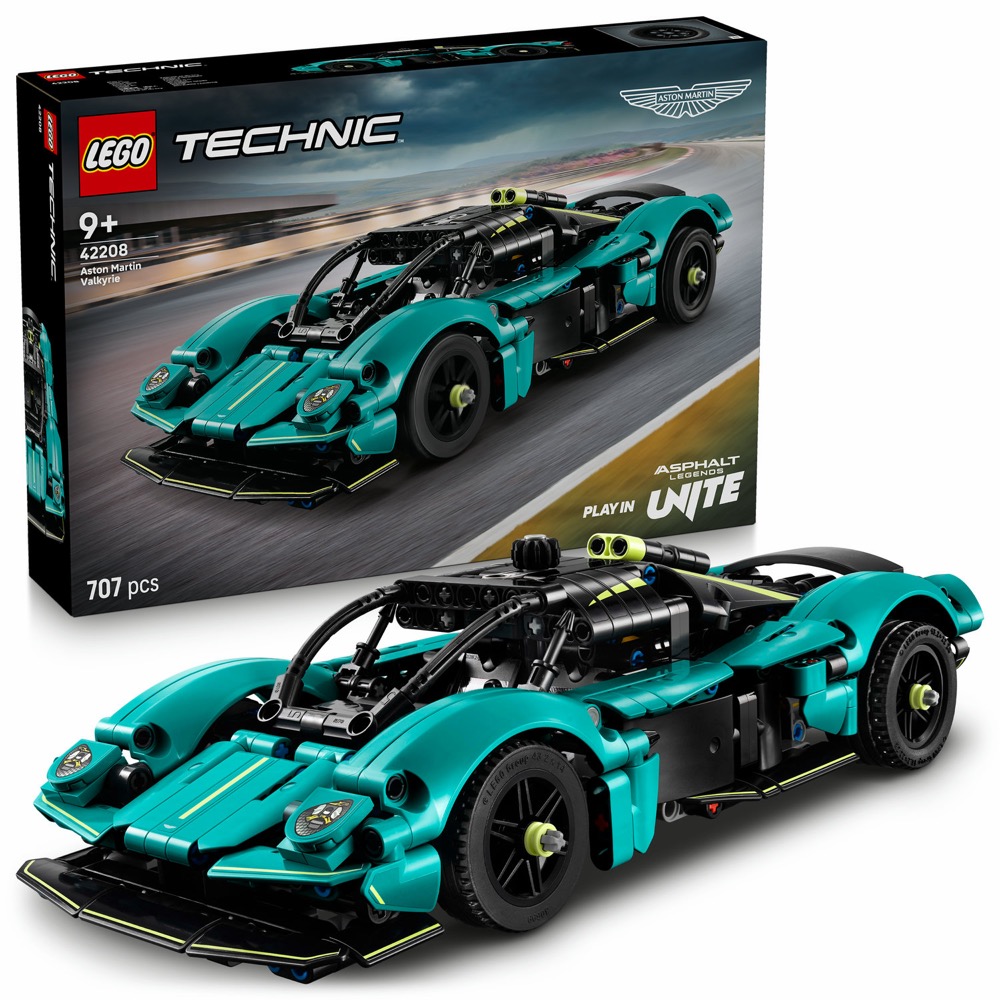 LEGO Technic 42208 Klocki Aston Martin Valkyrie — oryginalny zestaw klocków LEGO