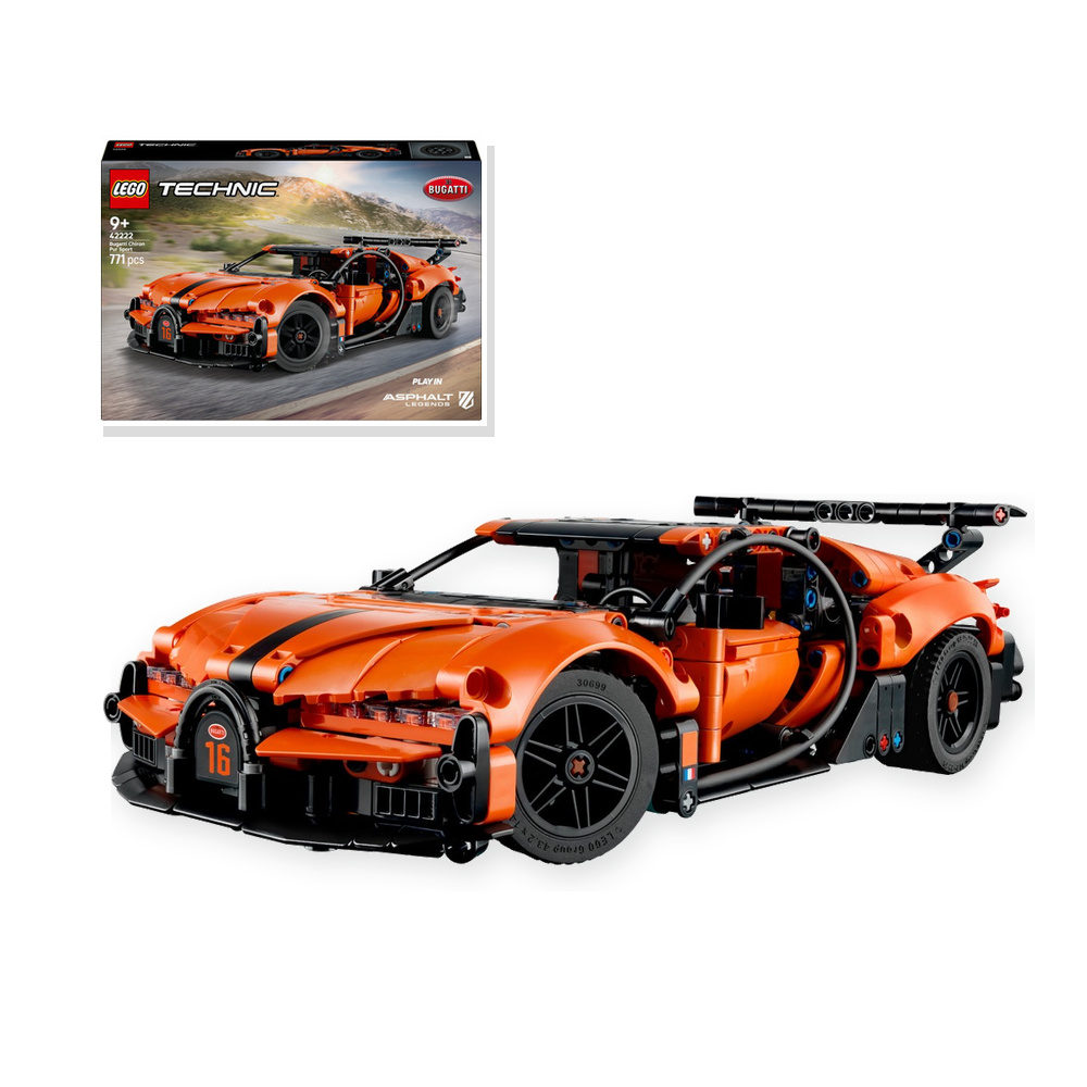 LEGO Technic 42222 Hipersamochód Bugatti Chiron Pur Sport