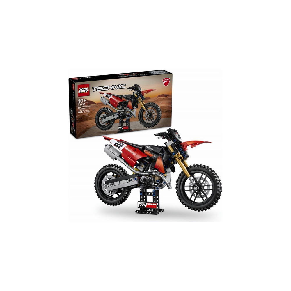 LEGO Technic 42238 Motocykl Ducati Desmo450 MX Factory