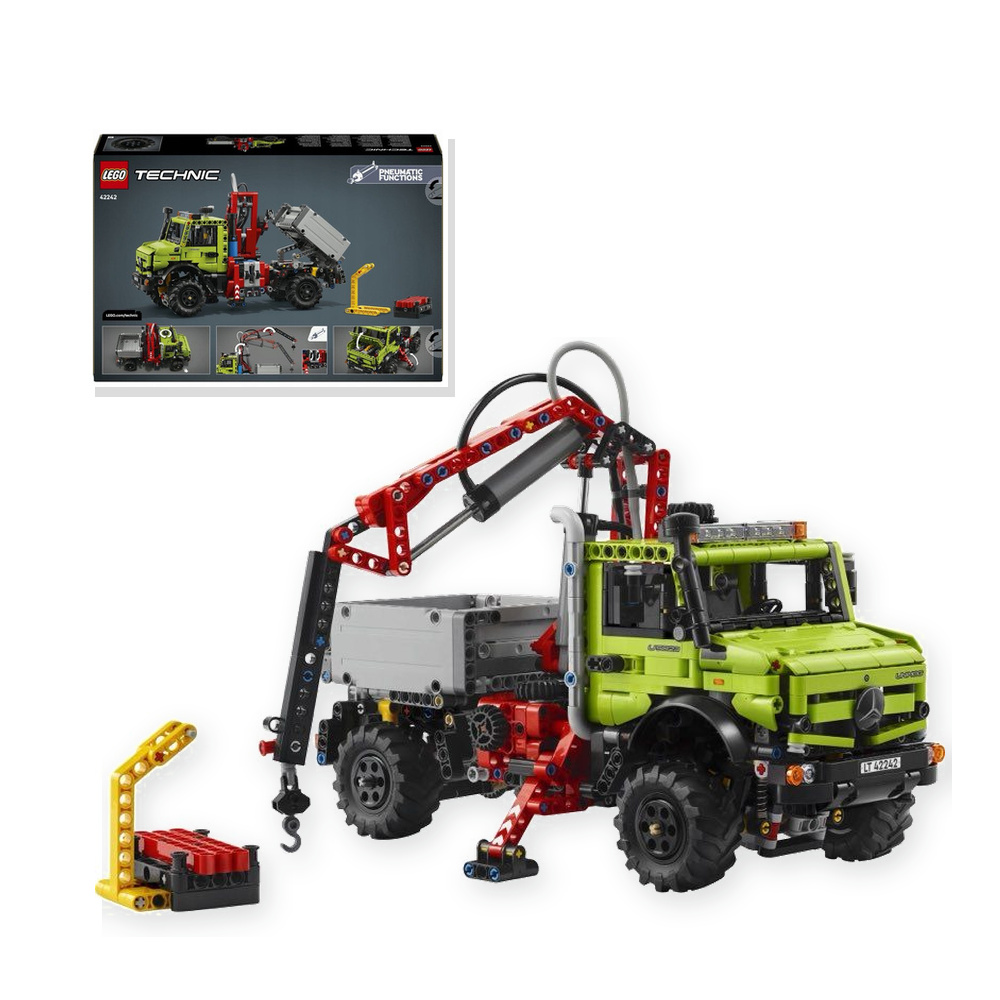 LEGO Technic 42242 Mercedes-Benz Unimog U 5023 z dźwigiem