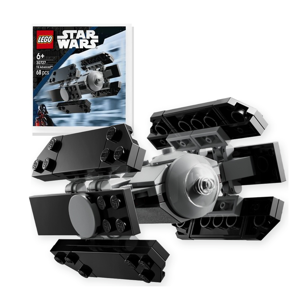 Mały zestaw klocków LEGO Star Wars 30727 Minimodel TIE Advanced