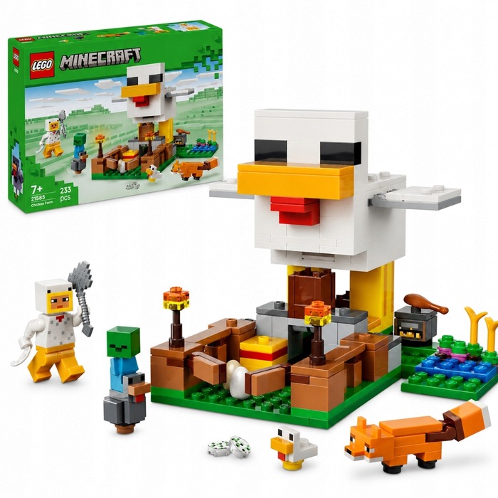 LEGO Minecraft 21585 Farma kurczaków