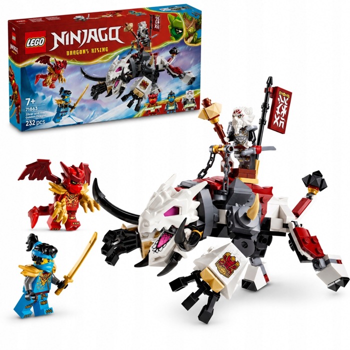 LEGO NINJAGO 71863 Zilvar i smoczy potwór Grimtak