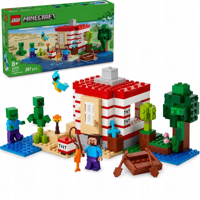 LEGO Minecraft 21275 Dom TNT w dżungli