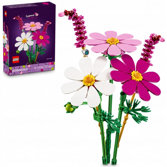 LEGO Botanicals 11514 Kosmosy Bukiet Kwiaty z Klocków Prezent