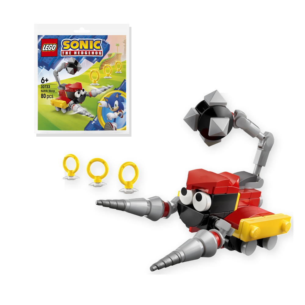 Saszetka Polybag klocki LEGO SONIC 30733 Badnik - Skorp