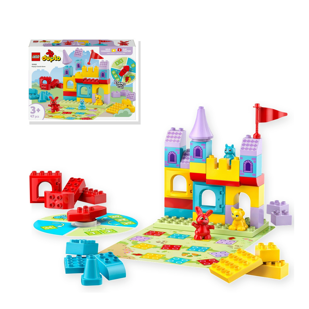 Zestaw klocków edukacyjnych LEGO DUPLO 10450 gra i zamek