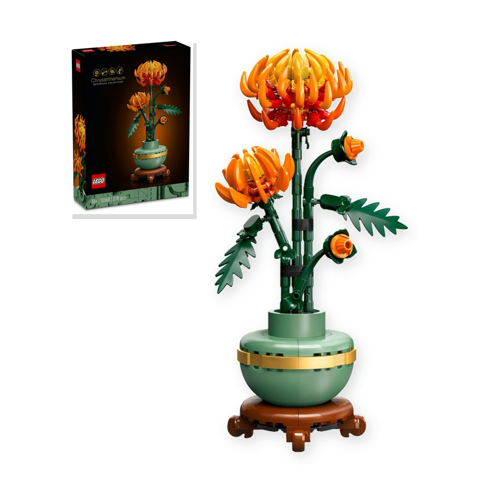 Zestaw klocków LEGO Botanicals Chryzantema 278 elementów
