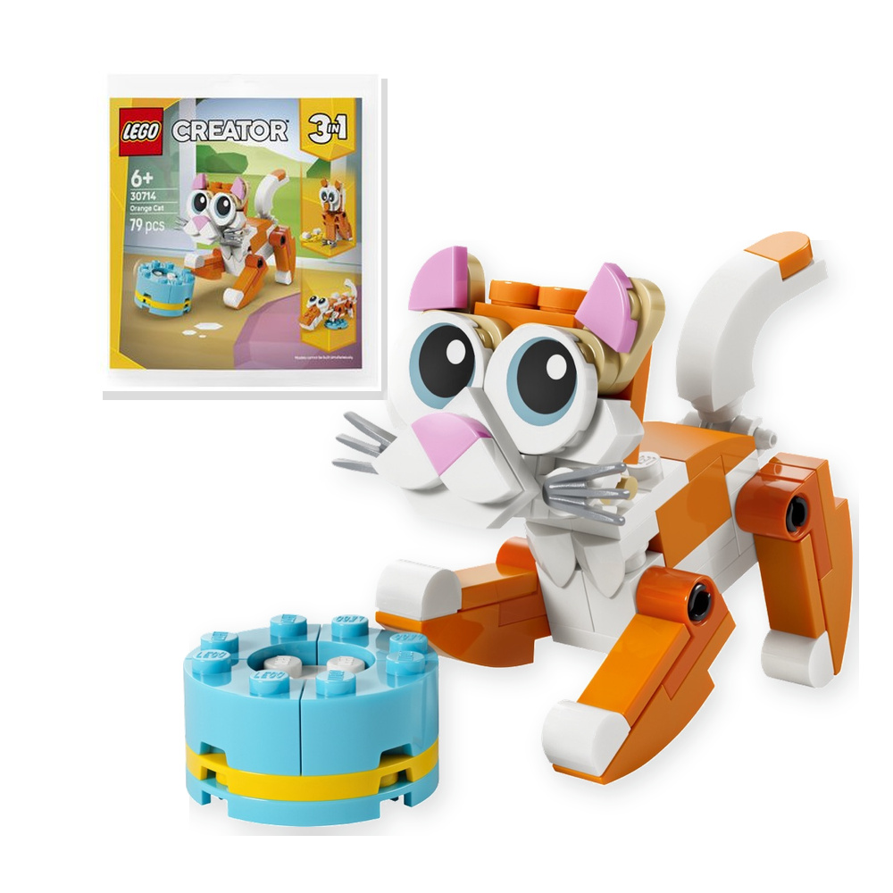 Zestaw klocków LEGO Creator Rudy kot 3w1 79 elementów