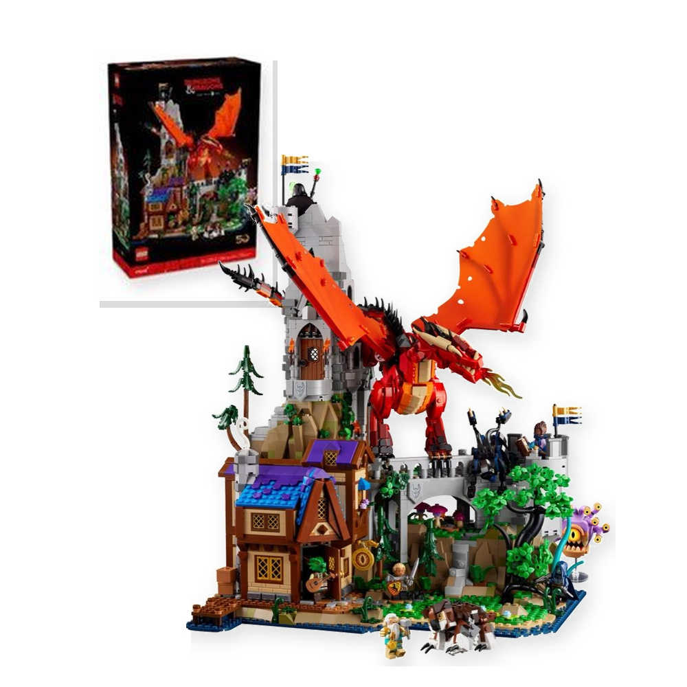 Zestaw klocków LEGO Ideas Dungeons&Dragons: Opowieść czerwonego smoka