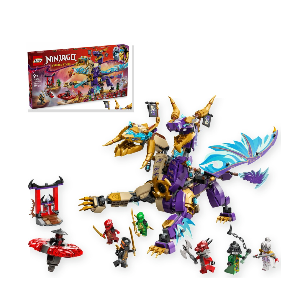 Zestaw klocków LEGO NINJAGO Arcysmok skupienia 869 elementow (71836)