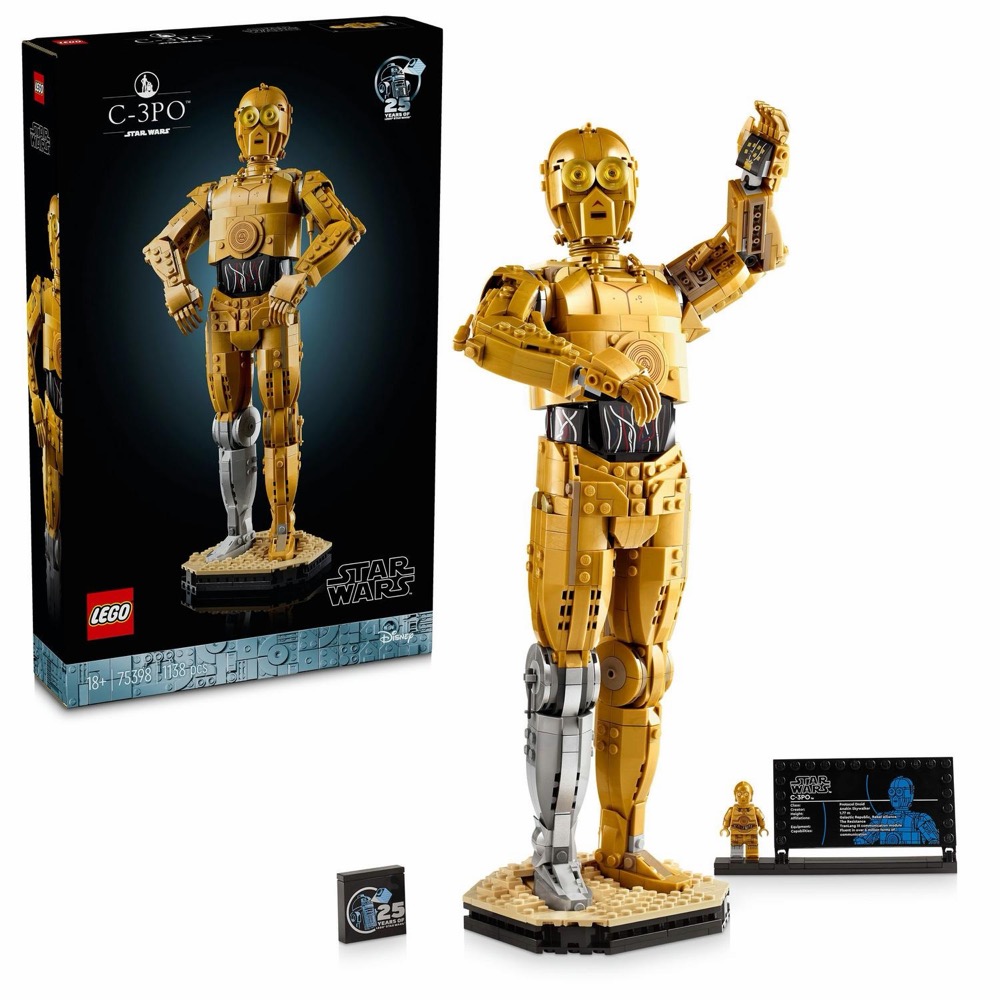 ZEstaw klocków LEGO Star Wars 75398 C-3PO — oryginalny zestaw klocków LEGO