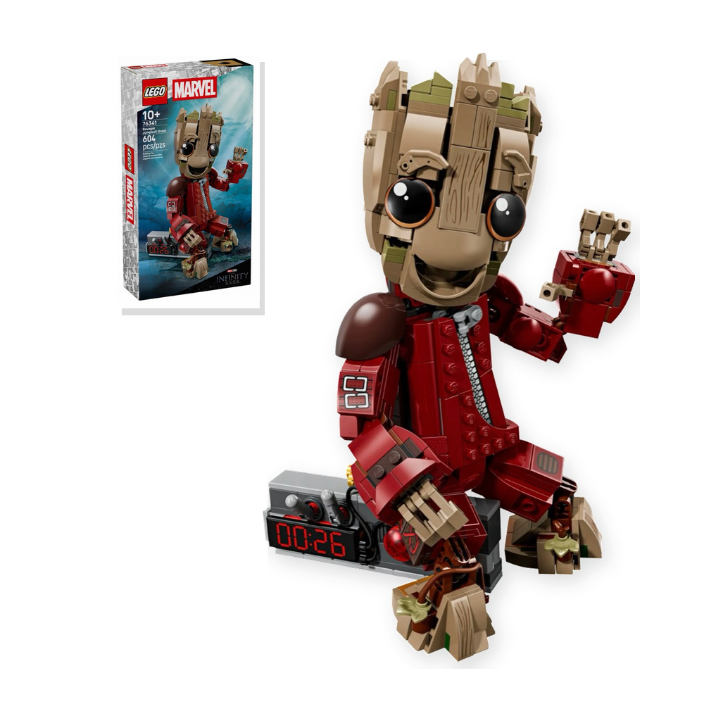 Zestaw klocków LEGO Super Heroes Marvel Groot w stroju Ravagera 76341