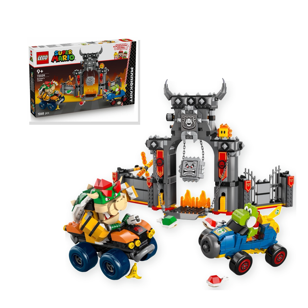 Zestaw klocków LEGO Super Mario Mario Kart - Bowser i jego zamek