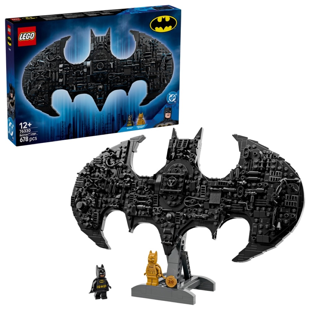 Zestaw konstrukcyjny LEGO DC Batman: Logo Batmana 76330 — oryginalny zestaw klocków LEGO