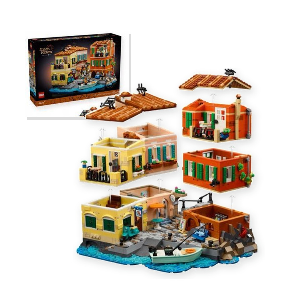 Zestaw konstrukcyjny LEGO ideas włoska riwiera 3251 elementów