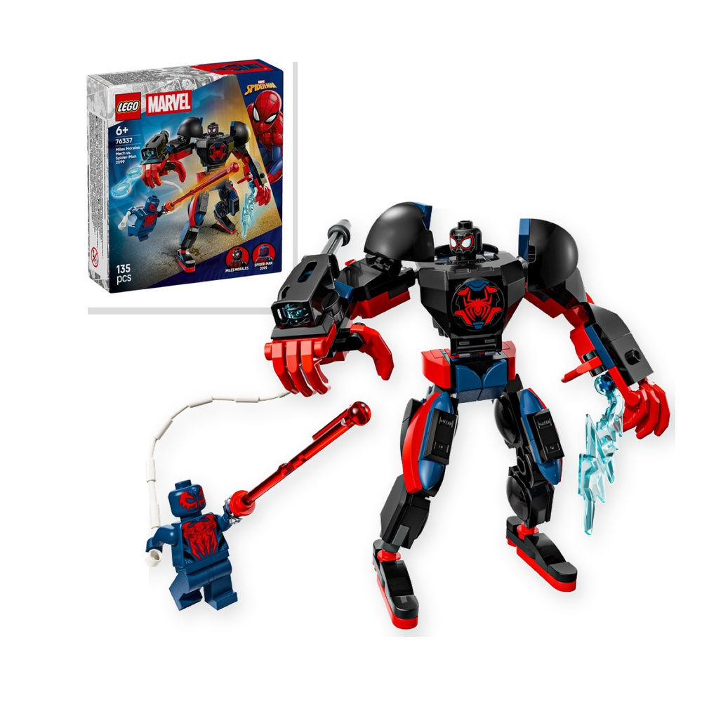Zestaw LEGO 76337 Marvel Super Heroes Miles Morales kontra Spider-Man 2099